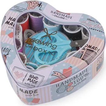 Sada na šití v plechové krabičce