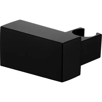 Sprchový držák Herz SQ 12215B - držák ruční sprchy nástěnný, černý Design: černá, #UH12215B: Držák ruční sprchy nástěnný, černý -SQ 12215B