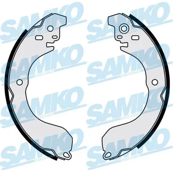 Brzdová čelist Sada brzdových čelistí SAMKO 89480