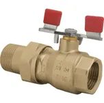 HERZ Kulový kohout - motýl, vnitřní-závitová vsuvka Dimenze: DN32, PN: 25, #1221634: HERZ Kulový kohout - motýl, vnitřní-závitová vsuvka