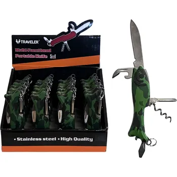 Multifunkční nůž AIT 00123 multifunkční nůž 5v1 ryba maskáč