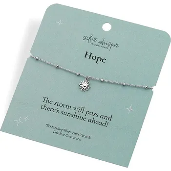 Náramek HOT DIAMONDS Silver Whisper SWB024 (Ag 925/1000, 2,1 g)