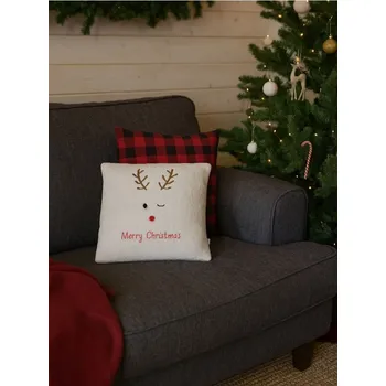 Polštář Sinsay - Dekorační polštář s vánočním motivem - bílá - 406GO-00X - 406GO-00X-ONE