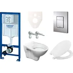 Grohe Cenově zvýhodněný závěsný WC set GROHE do lehkých stěn / předstěnová montáž + WC Ceramia S-Line Pro 38528SET-KR 38528SET-KR
