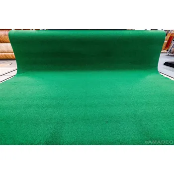Koberec umělá tráva PEMBA - zelený - 4x3,2m (RO)