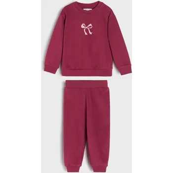 Dívčí mikina Sinsay - Souprava mikiny a kalhot - fialová - 074FT-48X - 074FT-48X-62