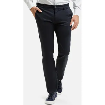 Pánské prodloužené kalhoty CHINO tmavé navy velikost: 36, délka: "34"