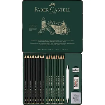 Grafitová tužka Faber-Castell Pitt Graphite Matt & Castell 9000 Set 20 ks