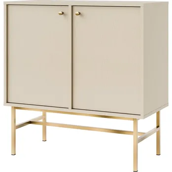 Komoda TOKYO 3 b | komoda 812 | 83,6 cm | béžová/zlatá