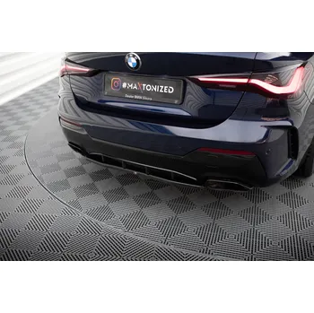 Auto-moto Maxton Design středový spoiler pod zadní nárazník pro BMW řada 4 G22/M440i, černý lesklý plast ABS