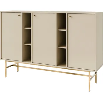 Komoda TOKYO 3 b | komoda 823 | 157,7 cm | béžová/zlatá