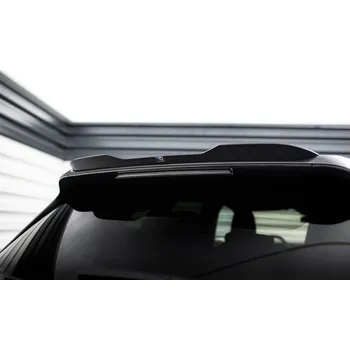 Tuning Maxton Design prodloužení spoileru pro BMW iX I20, černý lesklý plast ABS, M-pack