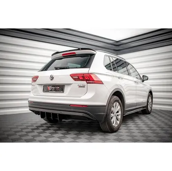 Autodíl Maxton Design "Street Pro" difuzor zadního nárazníku pro Volkswagen Tiguan MK2 Standard, plast ABS bez povrchové úpravy