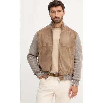 Pánská softshellová bunda Vlněná bunda Paul&Shark 15311218 béžová 08X, vel. M