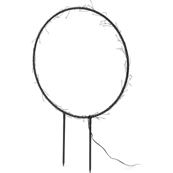 669776 - Tchibo - LED prstenec z kovu do exteriéru - barva: černá