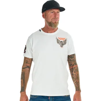 Pánské triko TWO WHEELS II WHITE / 6XL