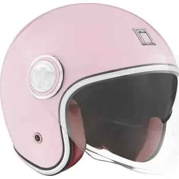 Helma na motorku BRUNOX přilba HERITAGE, NOX PREMIUM (růžová pastelová, vel. XS) 2024
