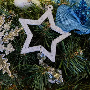 Velikonoční dekorace DECOLED Závěsná dekorace akryl, hvězda, 8,5 cm