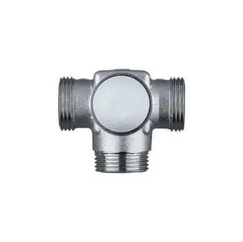 Ventil Trojcestný rozdělovací ventil HERZ CALIS-TS-E pravostranný jednotrubkové soustavy Dimenze: DN20, KVS: 4,42, #1774602: CALIS-TS-E trojcestný rozdělovací ventil - pravostranný