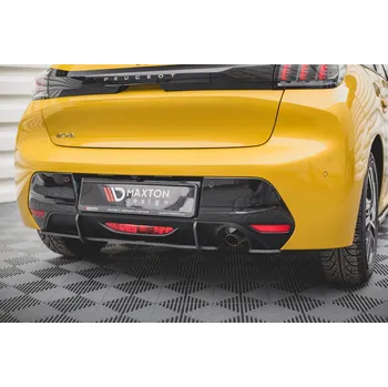 Nárazník Maxton Design "Racing durability" zadní difuzor pro Peugeot 208 Mk2, plast ABS bez povrchové úpravy