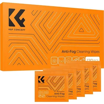 K&F Concept KF08.036 10x15 cm moistened lens/glasses cleaning wipes 120 pcs