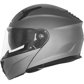 Helma na motorku Vyklápěcí helma na motorku NOX N968 titanová S