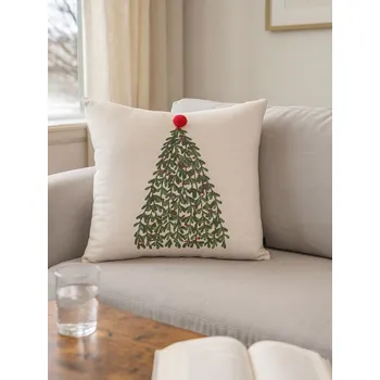 Vánoční dekorace Sinsay - Vánoční polštář s motivem vánočního stromku - vícebarevná - 704GP-MLC - 704GP-MLC-ONE