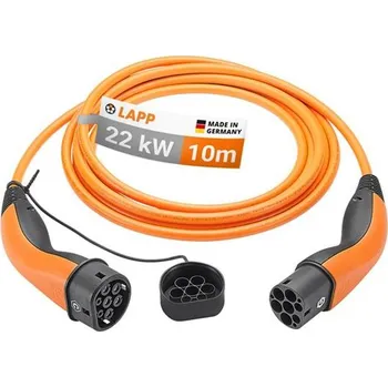 Elektromobilita Kabel nabíjecí LAPP 65311 typ 2 22kW 32A 3 fáze 10m pro elektromobil