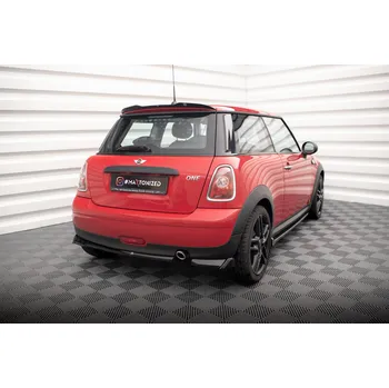 Maxton Design boční difuzory pod zadní nárazník pro Mini One R56, černý lesklý plast ABS