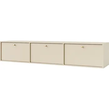 Televizní stolek TOKYO 4 b | TV stolek RTV 303 | 180 cm | béžová/zlatá