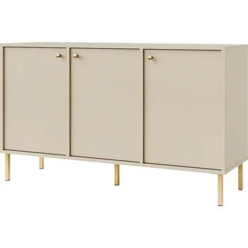 Komoda TOKYO 2 b | komoda 813 | 124,5 cm | béžová/zlatá