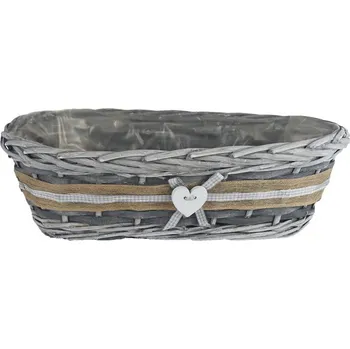 Obal na květináč Obal šedý s plastem P2022/2