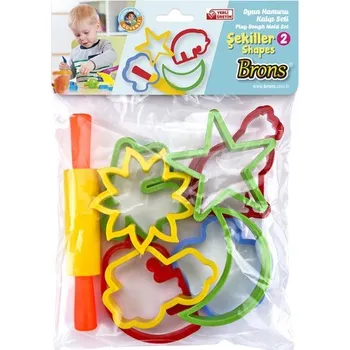 Modelovací hmota modelovací sada tvořítek s válečkem BR-474