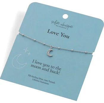 Náramek HOT DIAMONDS Silver Whisper SWB007 (Ag 925/1000, 2,1 g)