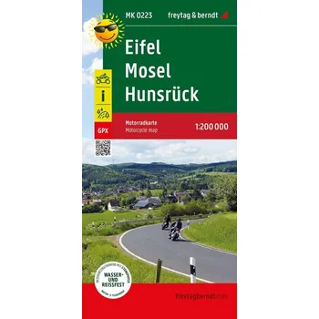 Eifel - Mosel - Hunsrück, Motorradkarte 1:200.000, freytag & berndt - freytag & berndt