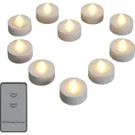 Monzana LED svíčky čajové 10 ks s dálkovým ovládáním 103236