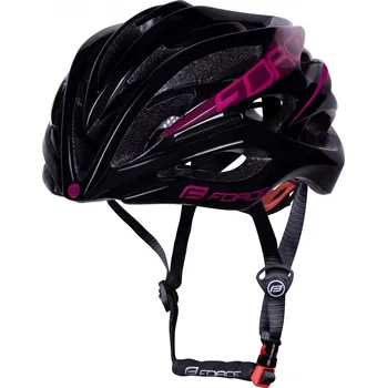 Cyklistická přilba Přilba FORCE SAURUS, černo-růžová M - L