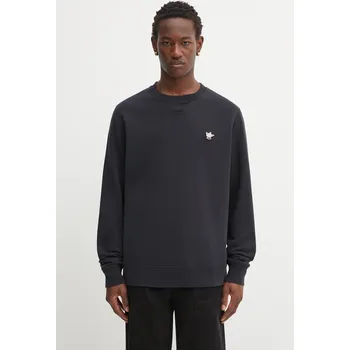 Dámská mikina Bavlněná mikina Café Kitsuné Barista Fox Patch Regular, L, černá, 99X