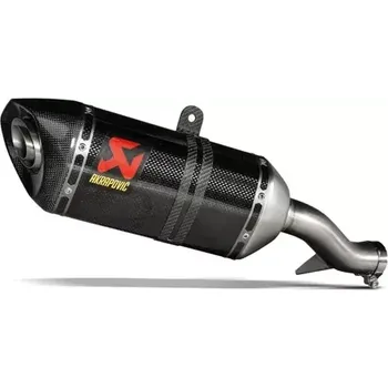 Výfuk pro motocykl Koncovka výfuku motocyklu AKRAPOVIČ SLIP-ON SERIES MUFFLERS pro HONDA CB 400 / 500 F rok 2021-2025, homologovaná