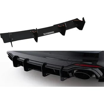 Nárazník Maxton Design difuzor zadního nárazníku ver.2 pro Audi RS5 F5, plast ABS bez povrchové úpravy