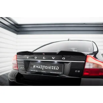 Auto-moto Maxton Design prodloužení spoileru 3d pro Volvo S80 Mk2, černý lesklý plast ABS