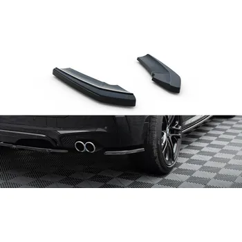 Tuning Maxton Design boční difuzory pod zadní nárazník pro BMW X4 F26, černý lesklý plast ABS