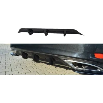 Autodíl Maxton Design vložka zadního nárazníku pro Lexus GS Mk4 Facelift, černý lesklý plast ABS, T