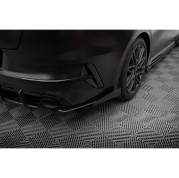 Tuning Maxton Design "Street Pro" boční difuzory pod zadní nárazník s křidélky pro Kia Proceed Mk1 Facelift GT, plast ABS bez povrchové úpravy