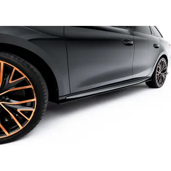 Tuning Maxton Design "Street Pro" difuzory pod boční prahy pro Cupra Leon ST Mk1, Mk1 Facelift, plast ABS bez povrchové úpravy, Aero