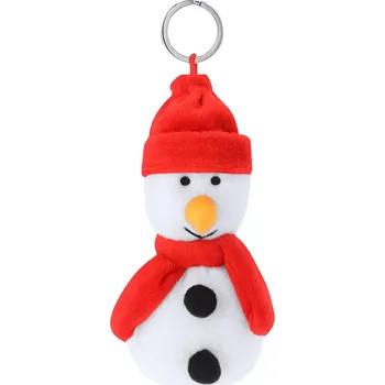 plyšák Velin vánoční plyšový přívěšek na klíče, sněhulák - vícebarevná - AP735452-B