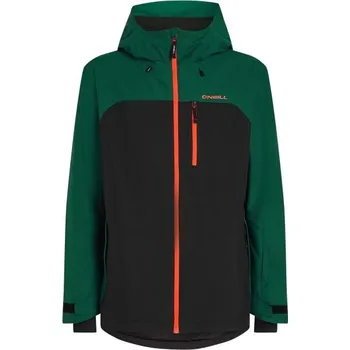 Pánská lyžařská/snowboardová bunda O'Neill FWC'CRUZ DUO XXL Černá, Tmavě zelená, Oranžová