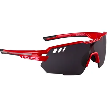 Brýle FORCE AMOLEDO, červeno-šedé, černé skla