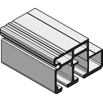 Stavební profil Profil vodící Al FIXO-L pro pevnou střechu, 7,9 m