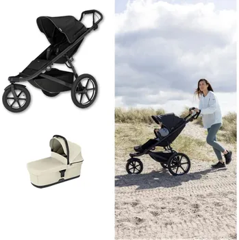 Kočárek THULE Urban Glide 3 Kočárek od narození Set A - Black Soft Beige